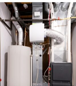 humidifier unit installed by furnace